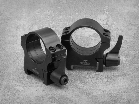 Кольца Rusan быстросьемные Weaver на 25.4мм H10 рычаж. 050-25.4-10-R