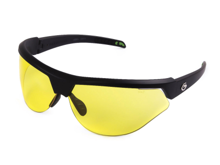 Очки Gargoyles Cardinal PR полуободковая чёрная оправа с жёлтыми линзами (1070063.QTM)