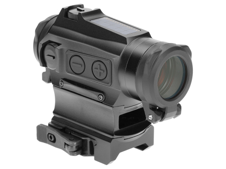 Коллиматорный быстросъёмный прицел Holosun Micro HS515CM закрытого типа / Solar Panel / 2 MOA red Dot / 65 MOA Circle   