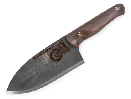 Поварской бушкрафт-нож BeaverKnife FoodChopper, рукоятка полисандр, пин "Мозайка", сталь PGK (157 мм)