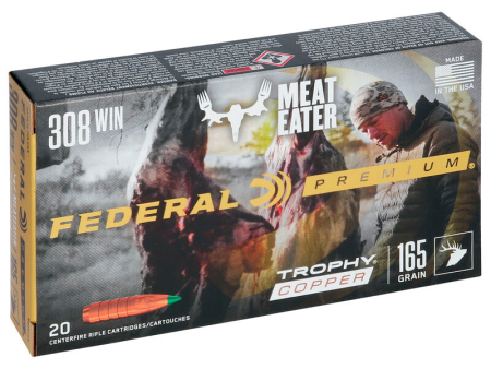 Патрон Federal Premium кал. .308 Win Trophy Copper (165 grain / 10,7 г) уп. 20 шт