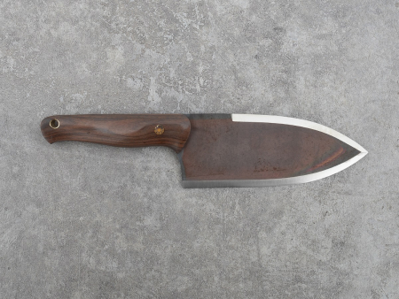 Поварской бушкрафт-нож BeaverKnife FoodChopper, рукоятка полисандр, пин "Мозайка", сталь PGK (157 мм)