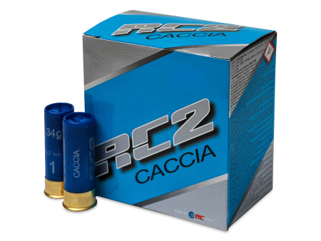 Патрон дробовой RC 2 Caccia кал. 12/70 № 2 (3,5 мм) 34 гр. уп. 25 шт.