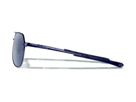 Очки - авиаторы Gargoyles Victor Polarized ободковая матово-тёмная оправа с дымчатами линзами (10700136.QTM)