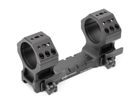 Кронштейн моноблочный MAKpromont 53500-34218 быстросъемный (D34мм / BH 21мм / 0 MOA) на планку Picatinny