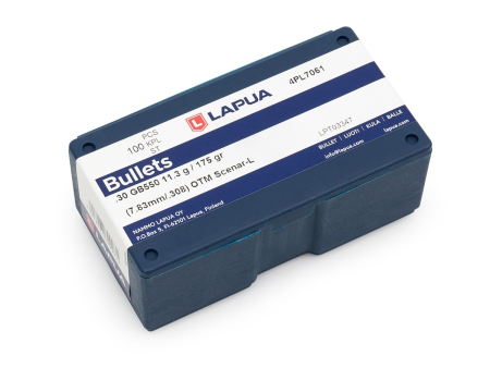 Пуля Lapua Scenar-L GB550, кал. .30 (175 grain / 11,3 г) уп. 1000 шт