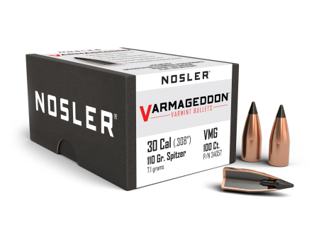Nosler Varmageddon, кал..30 110 Gn (х100шт) пули