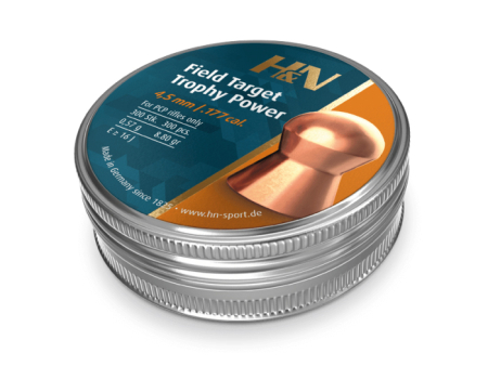 Пули для пневматики H&N Field Target Trophy Power кал. 4,5 мм (8,80 grain / 0,57 г) уп. 300 шт
