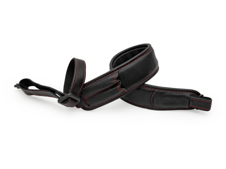 Фирменный ружейный ремень R8 Monza, чёрная кожа 