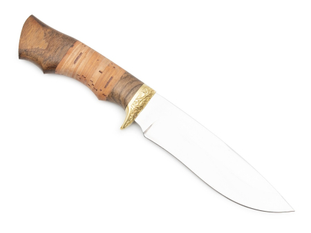 Нож Близнец,ст.65х13,бер.,литье,гравировка