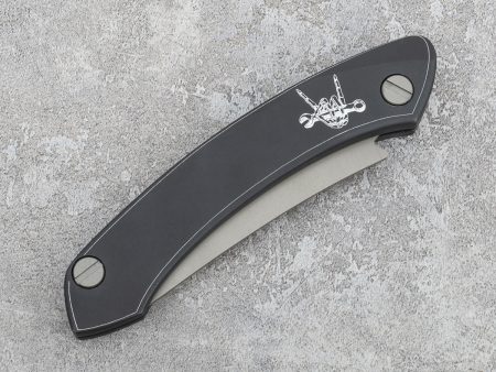 Складной нож BeaverKnife AERO алюминивая рукоятка с персональной гравировкой, сталь Elmax (105 мм) 