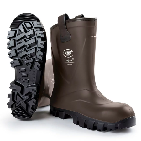 Полусапоги BEKINA RIGLITE X Fur 04, коричневые