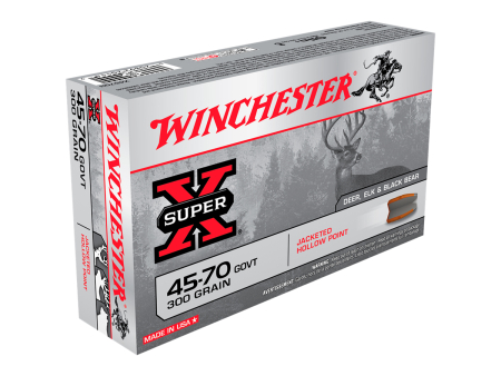 Патрон Winchester кал. .45-70 Govt. JHP (300 grain / 19,4 г) уп. 20шт.