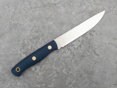 Нож Южный Крест Slender М, рукоять - Микарта синяя, насечка