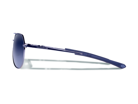 Очки - авиаторы Gargoyles Victor Polarized ободковая  металическая серебряная оправа с линзами синий градиент (10700139.QTM)  