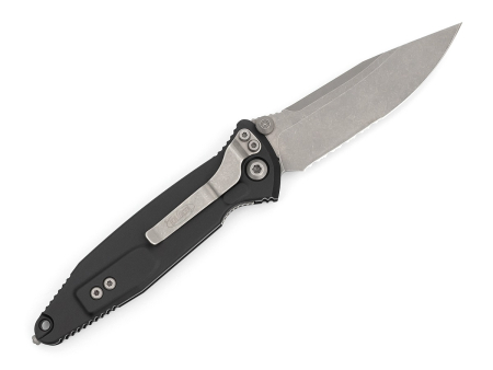 Складной нож Microtech Socom Elite Apocalyptic, рукоять Anodized black aluminum, сталь M390, p/s, (100 мм)
