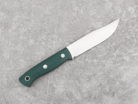 Нож Южный крест Fox, рукоять Микарта изумруд с оружейной насечкой, сталь CPR (130 мм)