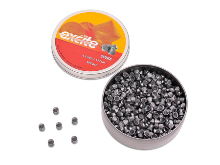 Пули для пневматики H&N Excite Spike кал. 4,5 мм (8,64 grain / 0,56 г) уп. 400 шт
