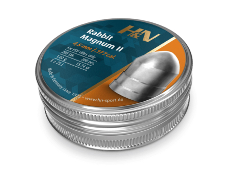 Пули для пневматики H&N Rabbit Magnum II кал. 4,5 мм (15,74 grain / 1,02 г) уп. 200 шт
