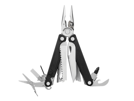 Мультитул Leatherman Charge Plus Black & Silver 19 инструментов, нейлоновый чехол (832516)
