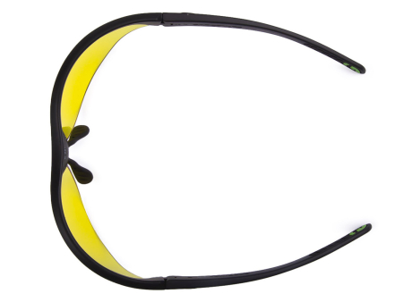 Очки Gargoyles Cardinal PR полуободковая чёрная оправа с жёлтыми линзами (1070063.QTM)