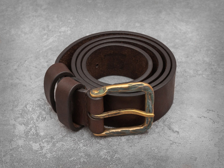 Ремень поясной Huntinghorn 125/4,2 см (54/56) коричневый (HH113902)