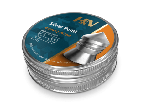 Пули для пневматики H&N Silver Point кал. 4,5 мм (11,57 grain / 0,75 г) уп. 500 шт