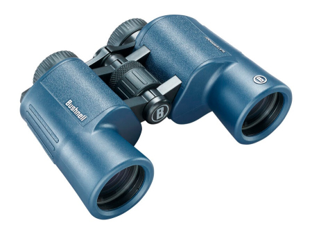 Бинокль Bushnell 10x42 Dark Blue Porro WP/FP, Twist Up Eyecups