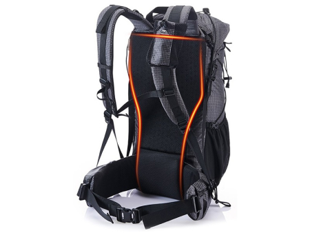 Рюкзак туристический Naturehike Rock, 60+5 л, 26х18х67см, черный