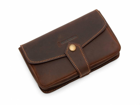 Поясной подсумок Maremmano на 10 нарезных патронов, кожанный (CT701)