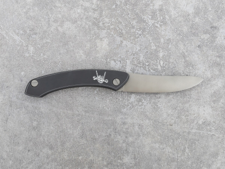 Складной нож BeaverKnife AERO алюминивая рукоятка с персональной гравировкой, сталь Elmax (105 мм) 