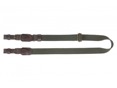 Ремень для ружья Vektor регулируемый, прорезиненный нейлон шириной 30 мм, чёрный (Р-22ч)