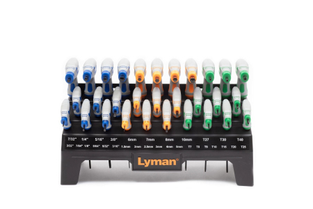 Набор шестигранных ключей с Т-образной ручкой Lyman Heritage Hex and Torx Set, 30 предметов (7031263)