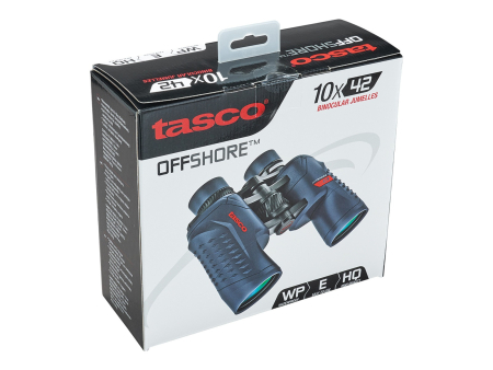 Бинокль Tasco 10x42 Blue Porro Waterproof