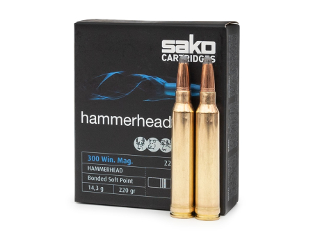 Патрон Sako Hammerhead кал. .300 Win.Mag. SP (220 grain / 14,3 г) уп. 10 шт