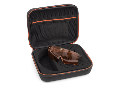 Очки для стрельбы Castellani C-Mask Pro (ORANGE / 54%) в жёстком чехле на 6 линз.