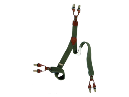 Подтяжки Riserva с регулируемой длиной, эластичные, кожа (R1069)