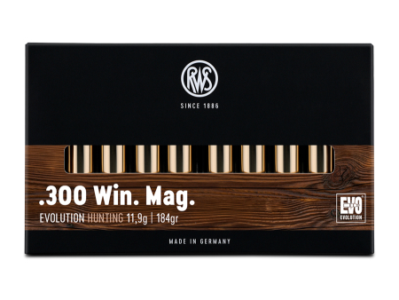 Патрон RWS кал. .300 Win Mag Evolution (184 grain / 11,9 г) уп. 20 шт