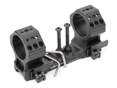 Кронштейн моноблочный MAKpromont 53500-34218 быстросъемный (D34мм / BH 21мм / 0 MOA) на планку Picatinny