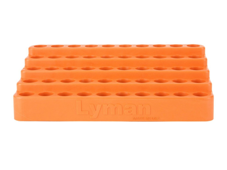 Ступенчатая подставка для гильз на 50 мест Lyman, ячейка под диаметр головной части до 10,4 мм (.388) 