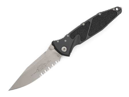 Складной нож Microtech Socom Elite Apocalyptic, рукоять Anodized black aluminum, сталь M390, p/s, (100 мм)