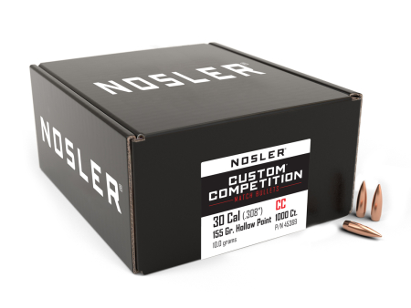 Nosler Custom Competition, кал..30 155 Gn (х1000шт) пули