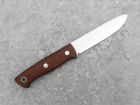 Нож Бушкрафт, Рукоять -Микарта койот,насечка