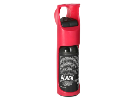Перцовый аэрозольно-струйный баллончик Lady «Black» 25 мл в предохранительном футляре.