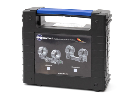 Кронштейн моноблочный MAKpromont 53500-34218 быстросъемный (D34мм / BH 21мм / 0 MOA) на планку Picatinny