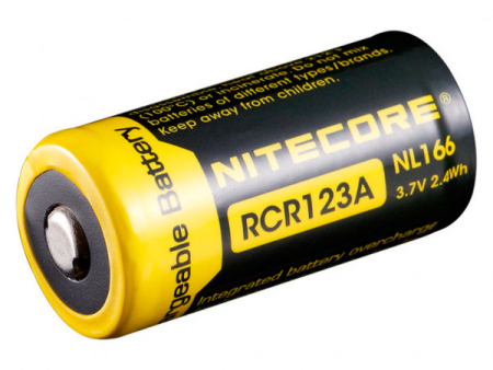 Аккумуляторная батарея Nitecore NL166 Li-On RCR123A / 16340 (650 mAh 3,7V)