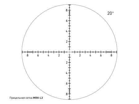 Прицел оптический Dedal DHF 5-20x56* / FFP d34 MRAD