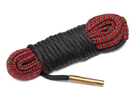 Гибкий шомпол - змейка Hoppe's 24012B BoreSnake  текстильный с бронзовым ёршиком, калибр .243 / 6 мм