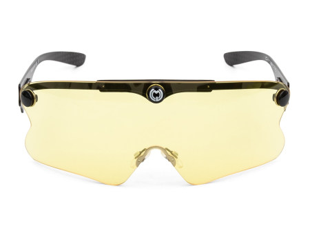 Очки для стрельбы Castellani C-Mask Pro (YELLOW / 82%) в жёстком чехле на 6 линз.