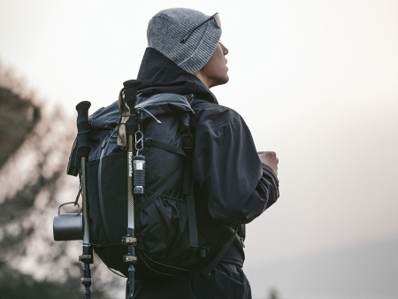 Рюкзак туристический Naturehike Helium, 30+5 л, 62х25х20см, черный